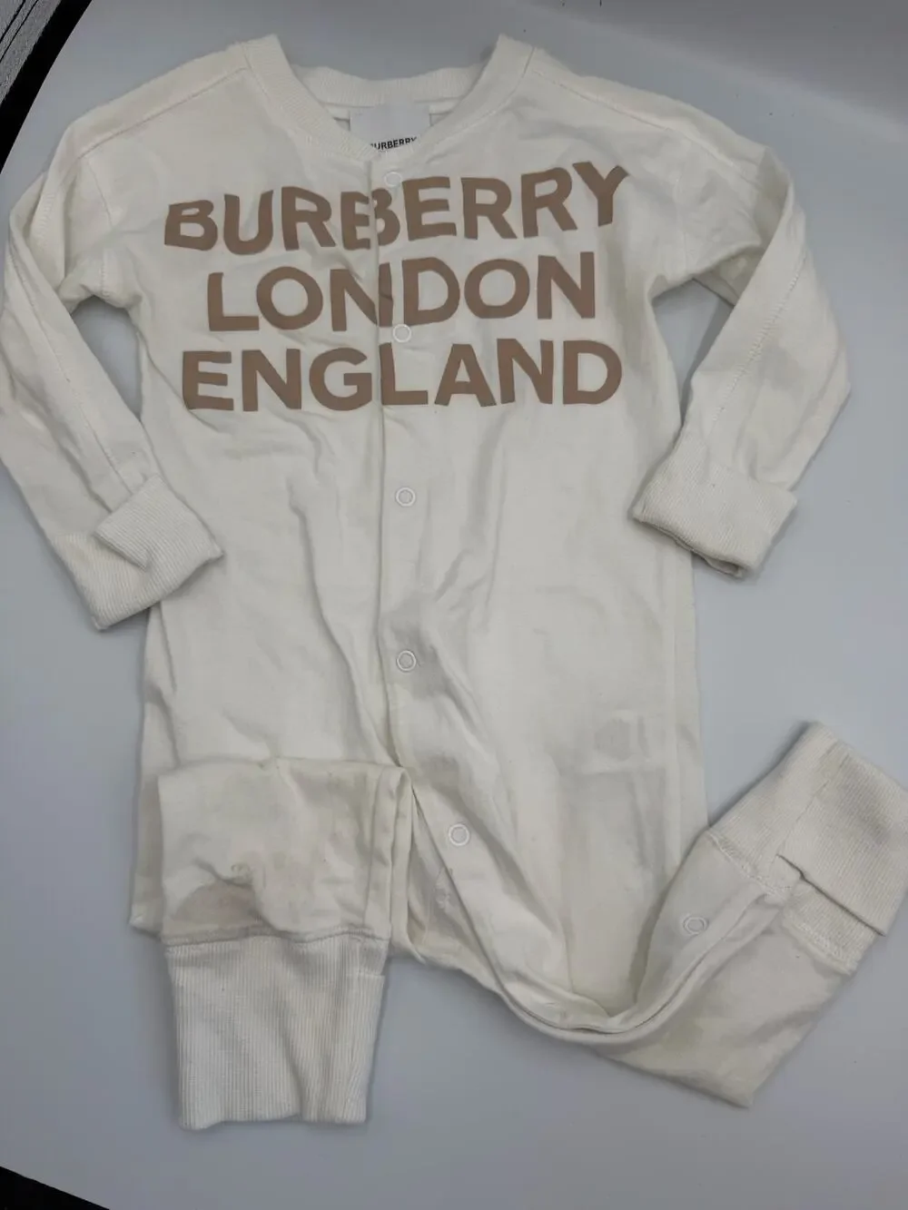 Burberry cleo footie 9m